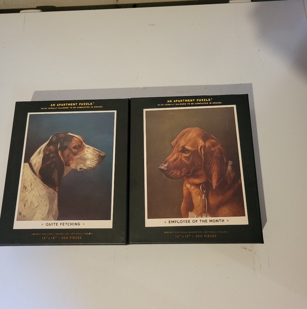 Set Of 2 Apartment Puzzles- Dog Breed Series